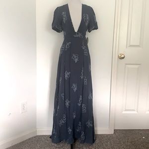 Embroidered Maxi dress